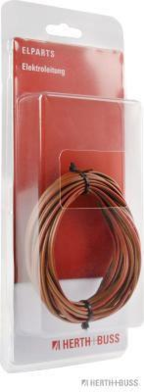 HERTH+BUSS 51275427075 Elektroleitung XYFAZ 2 x 0,75 mm&sup2;, braun, PVC, 5m