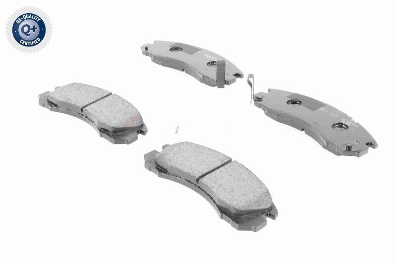 ACKOJA A37-0023 Bremsbelagsatz, Scheibenbremse Vorderachse - Akebono, mit Akustischer V f&uuml;r MITSUBISHI