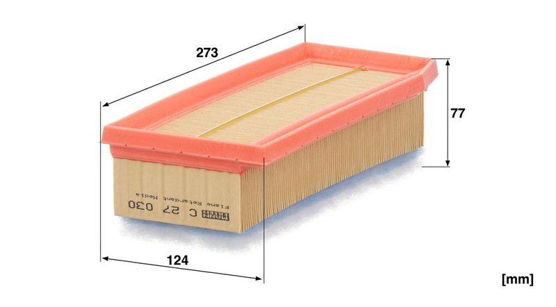 MANN-FILTER C 27 030 Luftfilter f&uuml;r Renault