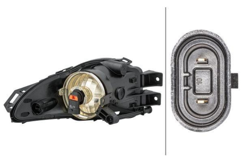 HELLA 1NA 354 665-011 Nebelscheinwerfer links Halogen OPEL