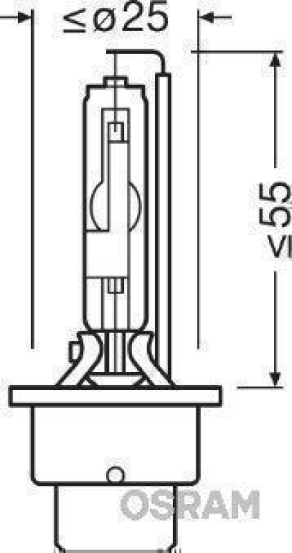 OSRAM 66250 Glühbirne D2R XENARC 35W