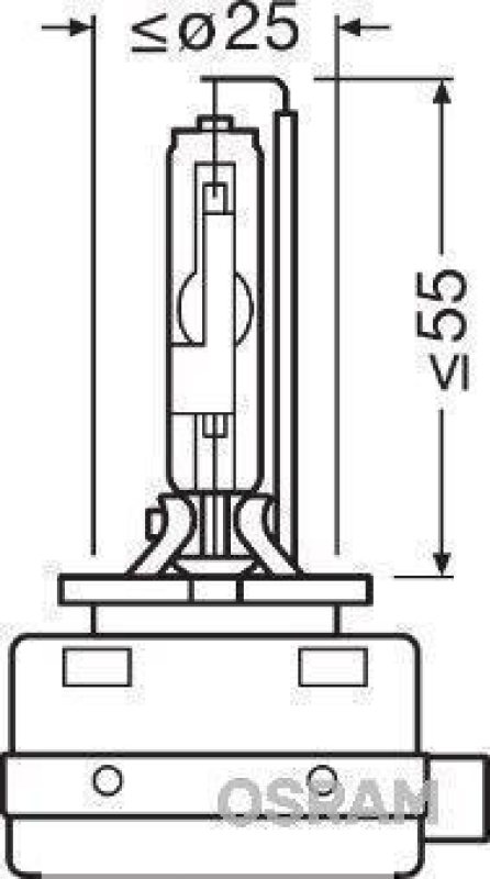 OSRAM 66548 Glühbirne D8S XENARC 25W