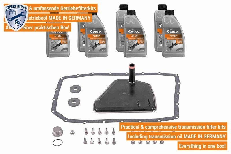 VAICO V20-2081 Teilesatz, Automatikgetriebe-&Ouml;lwechsel 6-Gang (6Hp26Z, 6Hp32Z) f&uuml;r BMW