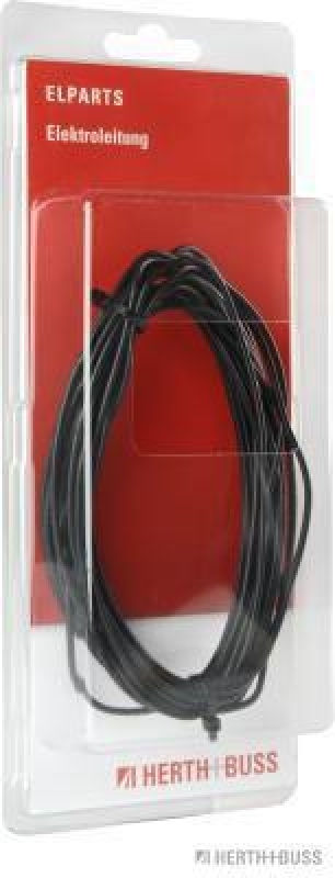 HERTH+BUSS 51275406000 Elektroleitung FLY 0,75 mm², schwarz, PVC, 5 m