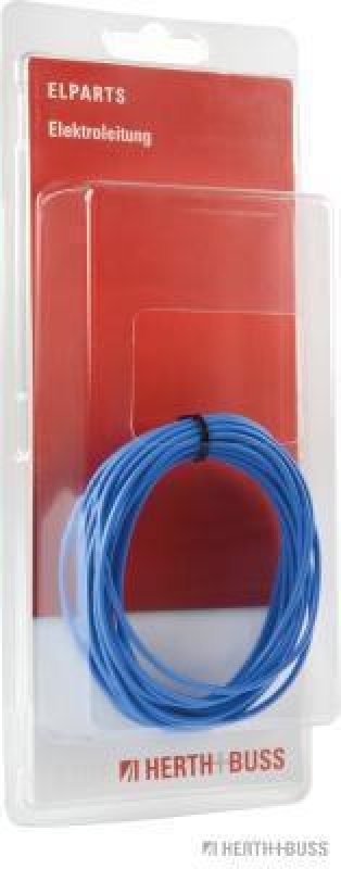 HERTH+BUSS 51275406006 Elektroleitung FLY 0,75 mm&sup2;, blau, PVC, 5 m