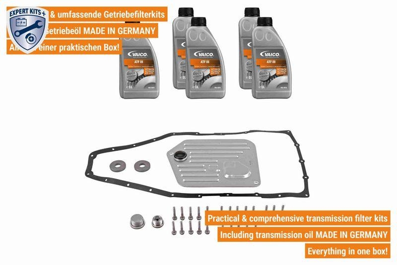 VAICO V20-2083 Teilesatz, Automatikgetriebe-&Ouml;lwechsel 5-Gang (5Hp30 - A5S560Z) f&uuml;r BMW