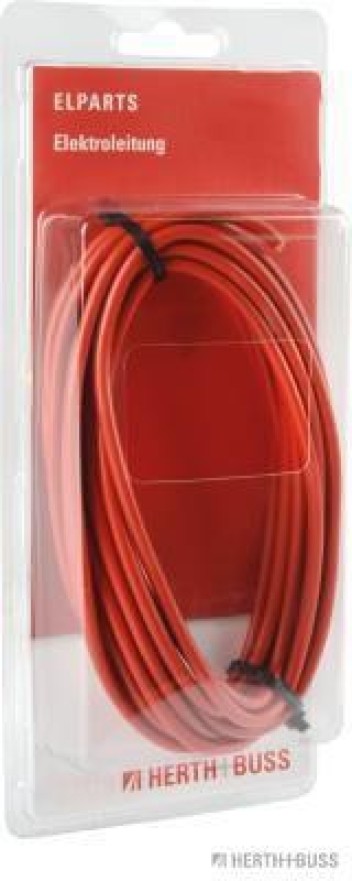 HERTH+BUSS 51275410005 Elektroleitung FLY 4,0 mm&sup2;, rot, PVC, 5 m