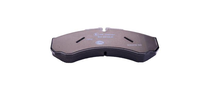 HELLA 8DB 355 005-371 Bremsbelagsatz, Scheibenbremsbelag f&uuml;r IVECO