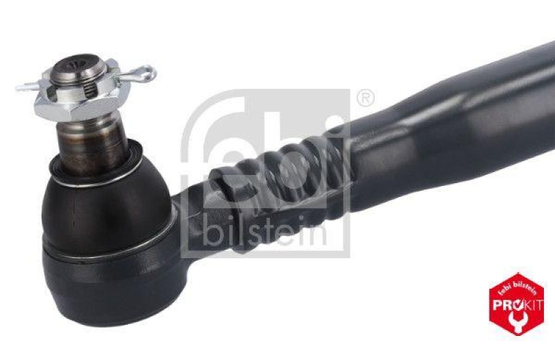 FEBI BILSTEIN 06082 Lenkstange mit Kronenmuttern und Splinten, vom Lenkgetriebe zur 1. Vorderachse f&uuml;r Scania