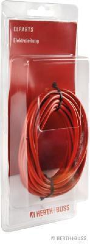 HERTH+BUSS 51275411005 Elektroleitung FLY 6,0 mm&sup2;, rot, PVC, 5 m