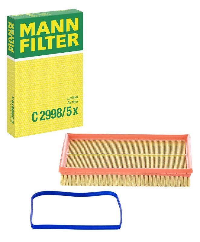 MANN-FILTER C 2998/5 x Luftfilter f&uuml;r VW