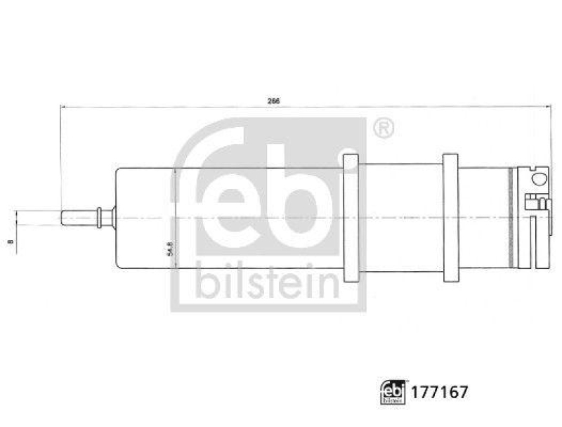 FEBI BILSTEIN 177167 Kraftstofffilter f&uuml;r BMW