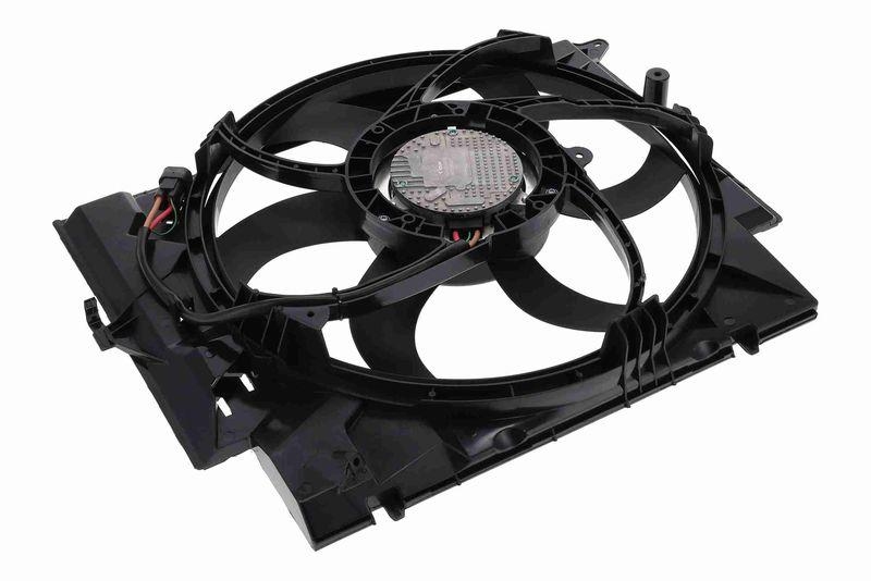 VEMO V20-01-0019 L&uuml;fter, Motork&uuml;hlung 400 W, 490mm, mit Rahmen f&uuml;r BMW