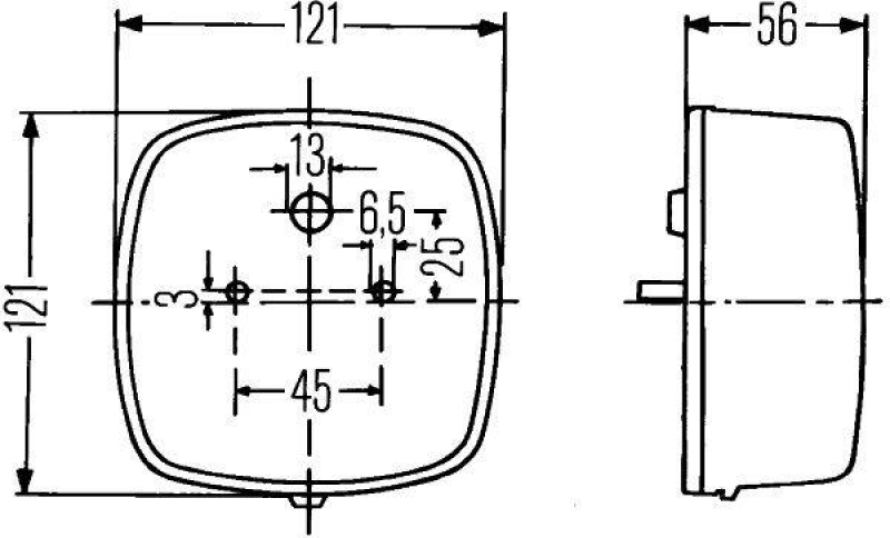 HELLA 2SE 002 578-707 Heckleuchte Halogen