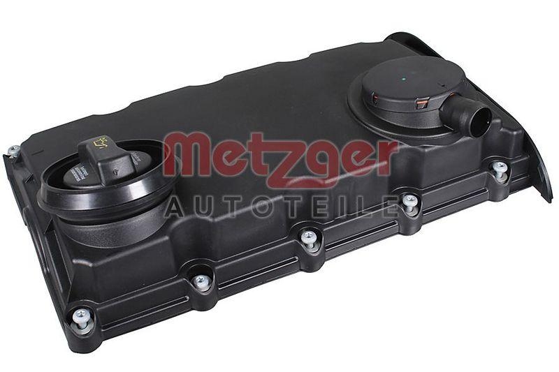 METZGER 2389215 Zylinderkopfhaube für AUDI MIT DICHTUNG, SCHRAUBEN, DECKEL