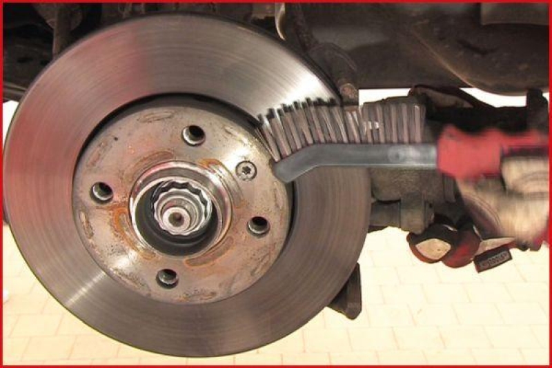 KS TOOLS 201.2322 Messingdraht-Bremssattel-Drahtbürste