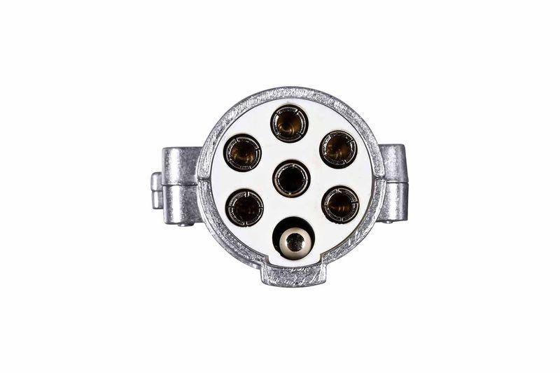 HELLA 8JA 003 832-001 Stecker, 7 polig, Metall Schraubkontakt