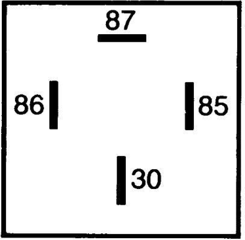HELLA 4RA 007 791-017 Relais, Arbeitsstrom 12V Schliesser, Mini, 4-polig