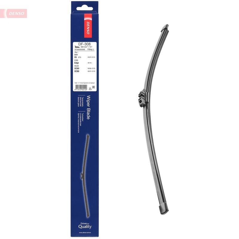 DENSO DF-308 Wischer Flat Blade Heckscheibe BMW X5 3.0 d (BJ: 2007 - 2008)