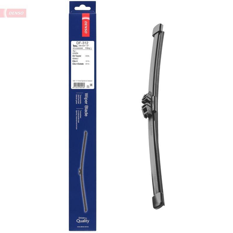 DENSO DF-312 Wischer Flat Blade Heckscheibe RENAULT Clio IV 1.2 16V (BJ: 2012 - )