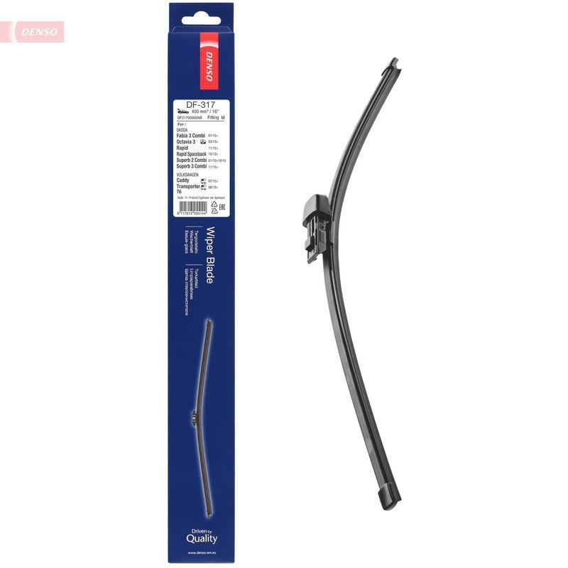 DENSO DF-317 Wischer Flat Blade Heckscheibe SKODA Superb II Estate 2.0 TDI (BJ: 2009 - 2015)