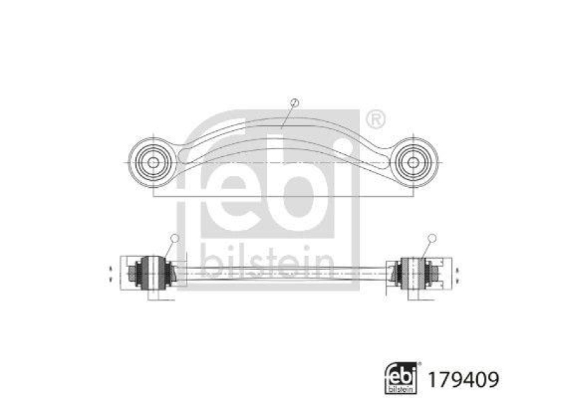 FEBI BILSTEIN 179409 Querlenker f&uuml;r Mercedes-Benz