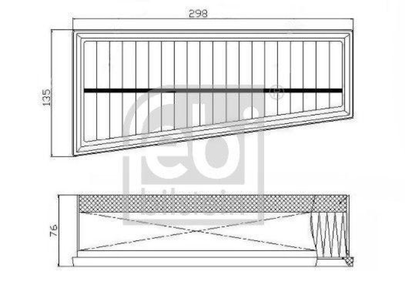 FEBI BILSTEIN 172765 Luftfilter für Mercedes-Benz