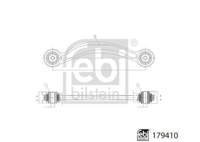 FEBI BILSTEIN 179410 Querlenker f&uuml;r Mercedes-Benz
