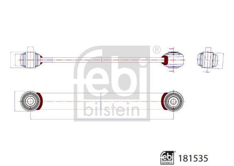 FEBI BILSTEIN 181535 Verbindungsstange f&uuml;r M A N