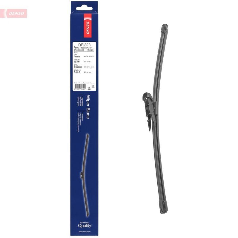 DENSO DF-328 Wischer Flat Blade Heckscheibe OPEL VIVARO B Bus (X82) 1.6 (15-19)