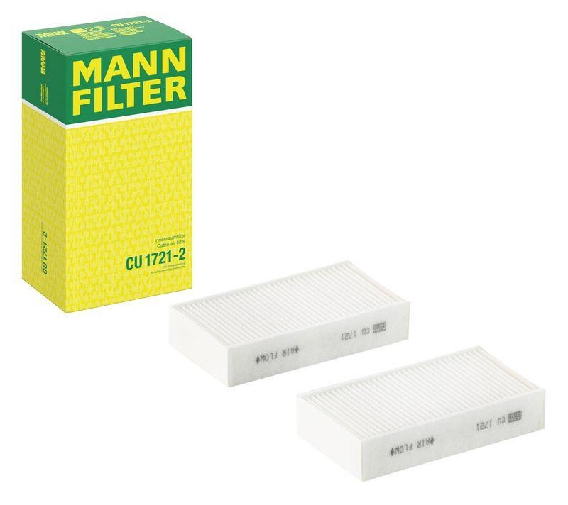MANN-FILTER CU 1721-2 Innenraumluftfilter f&uuml;r BMW