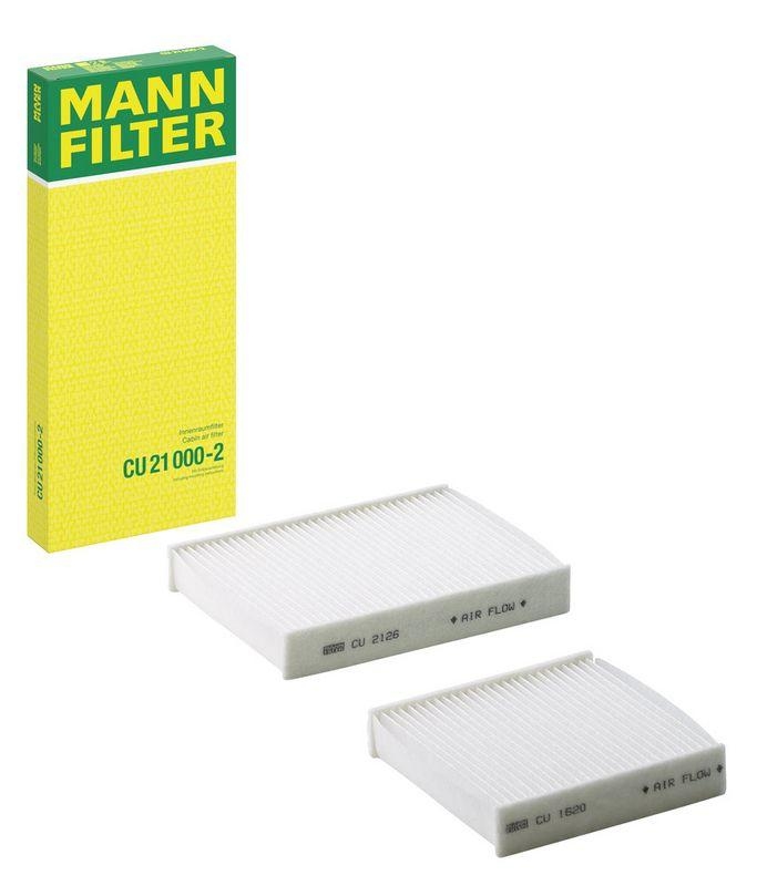 MANN-FILTER CU 21 000-2 Innenraumluftfilter f&uuml;r PSA