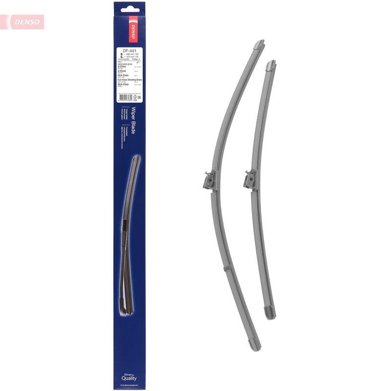 DENSO DF-441 Wischer Flat Blade KIT MERCEDES-BENZ A-CLASS (W176) A 180 (176.042) (15-18)