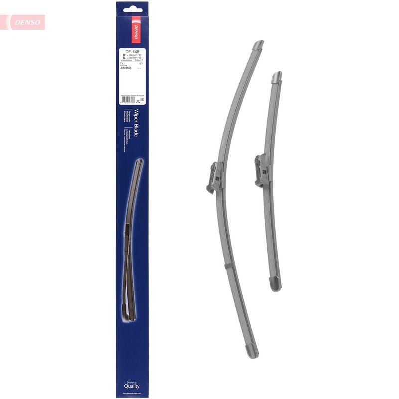 DENSO DF-445 Wischer Flat Blade KIT NISSAN JUKE (F16_) 1.0 DIG-T 117 (19-)