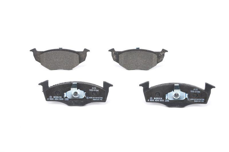 BOSCH 0 986 494 005 Bremsbelagsatz Scheibenbremse