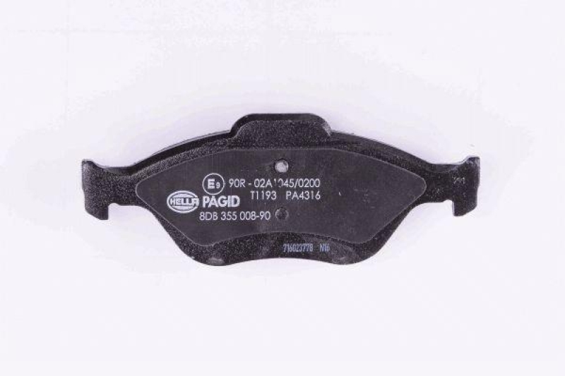 HELLA 8DB 355 008-901 Bremsbelagsatz, Scheibenbremsbelag für FORD/MAZDA