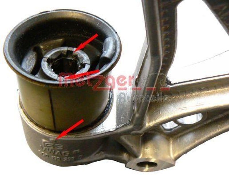METZGER 52004508 Lagerung, Lenker f&uuml;r SKODA/VW VA links/rechts hinten