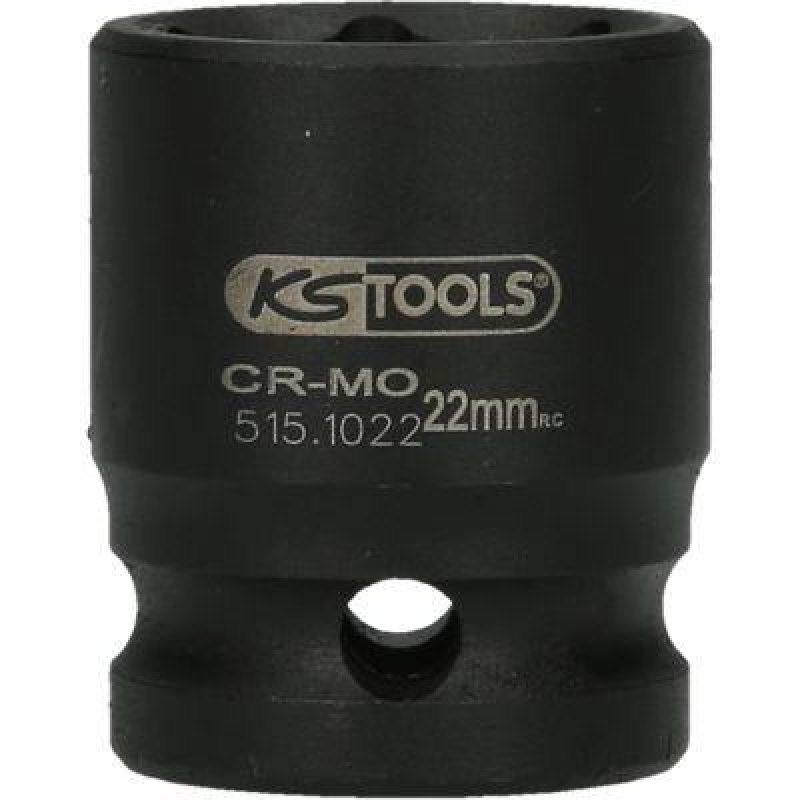 KS TOOLS 515.1022 1/2" Sechskant-Kraft-Stecknuss 22mm