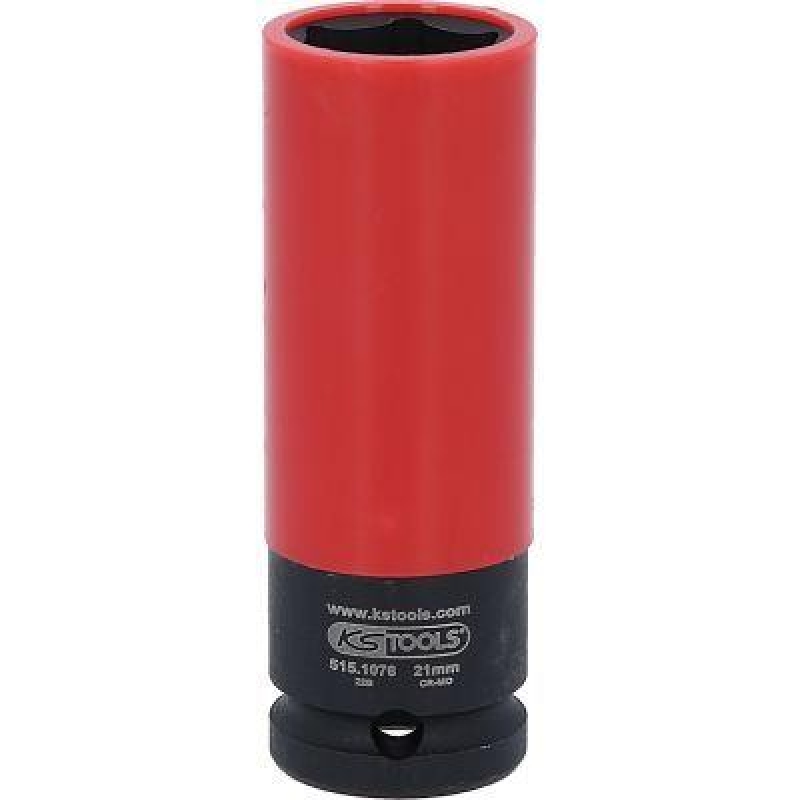 KS TOOLS 515.1076 1/2" Kraft-Stecknuss 21mm