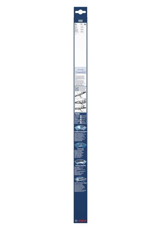 B-Ware BOSCH 3 397 001 532 Wischblatt 532 Twin Scheibenwischer 700/700 mm vorne