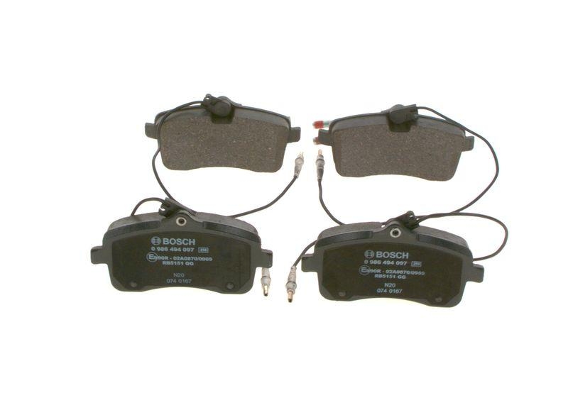 BOSCH 0 986 494 097 Bremsbelagsatz Scheibenbremse