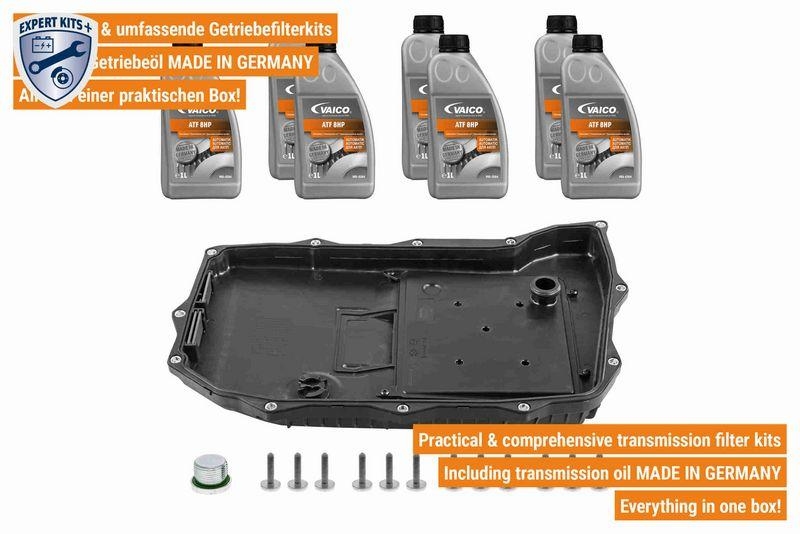 VAICO V10-5541 Teilesatz, Automatikgetriebe-Ölwechsel 8-Gang (0D5, 8Hp65A) für VW