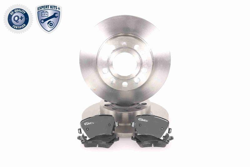 VAICO V10-6624 Bremsensatz, Scheibenbremse Hinterachse f&uuml;r VW