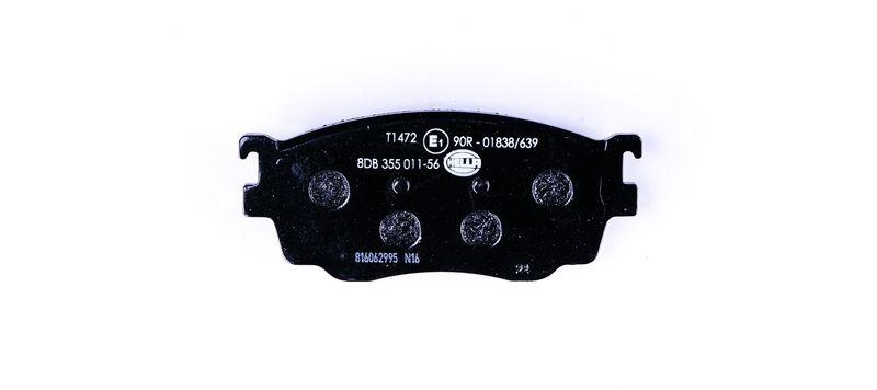 HELLA 8DB 355 011-561 Bremsbelagsatz, Scheibenbremsbelag f&uuml;r MAZDA