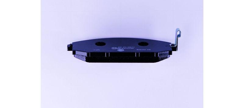 HELLA 8DB 355 010-511 Bremsbelagsatz, Scheibenbremsbelag f&uuml;r NISSAN