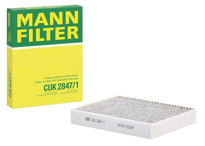 MANN-FILTER CUK 2847/1 Innenraumluftfilter f&uuml;r VW