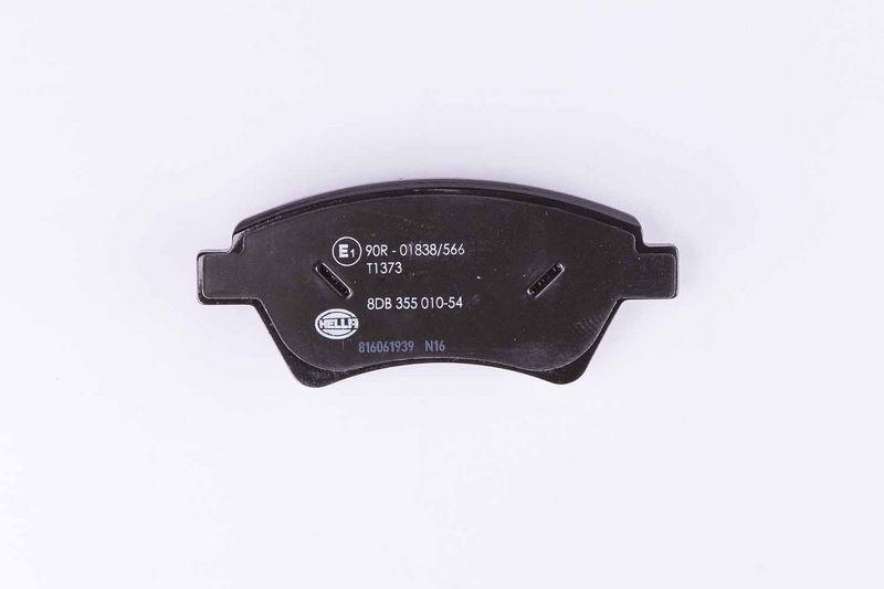 HELLA 8DB 355 010-541 Bremsbelagsatz, Scheibenbremsbelag f&uuml;r RENAULT