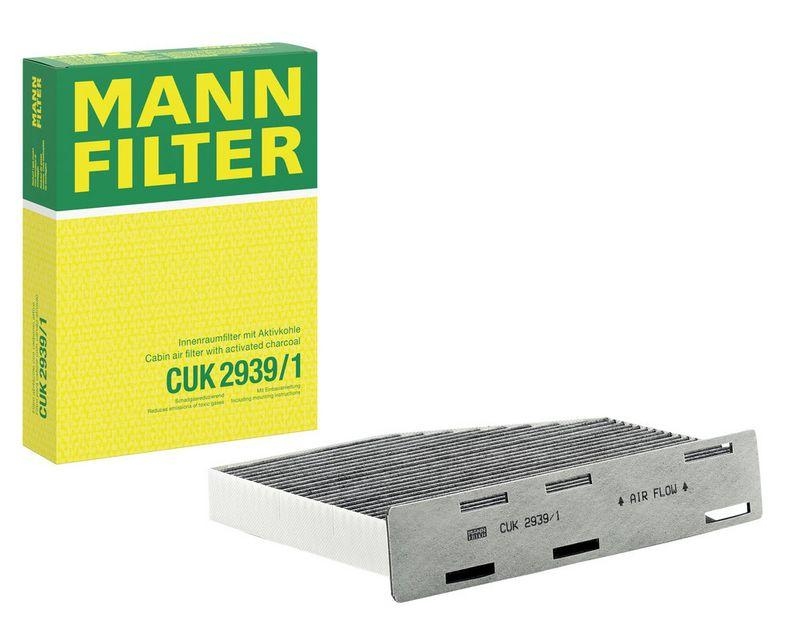 MANN-FILTER CUK 2939/1 Innenraumluftfilter f&uuml;r VW