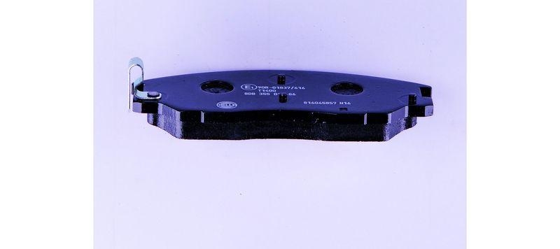 HELLA 8DB 355 010-861 Bremsbelagsatz, Scheibenbremsbelag f&uuml;r HYUNDAI/KIA/SSANGYONG