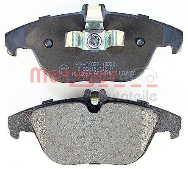 METZGER 1170132 Bremsbelagsatz, Scheibenbremse WVA 24 253